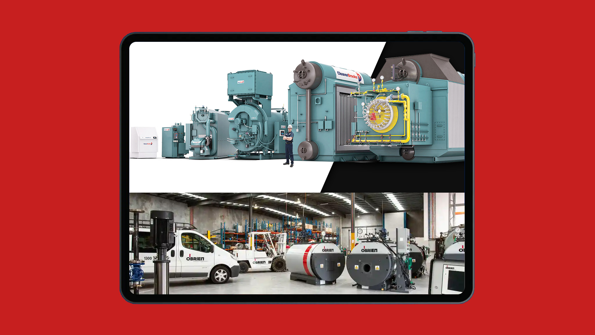 O'Brien Energy website content and interface presentation